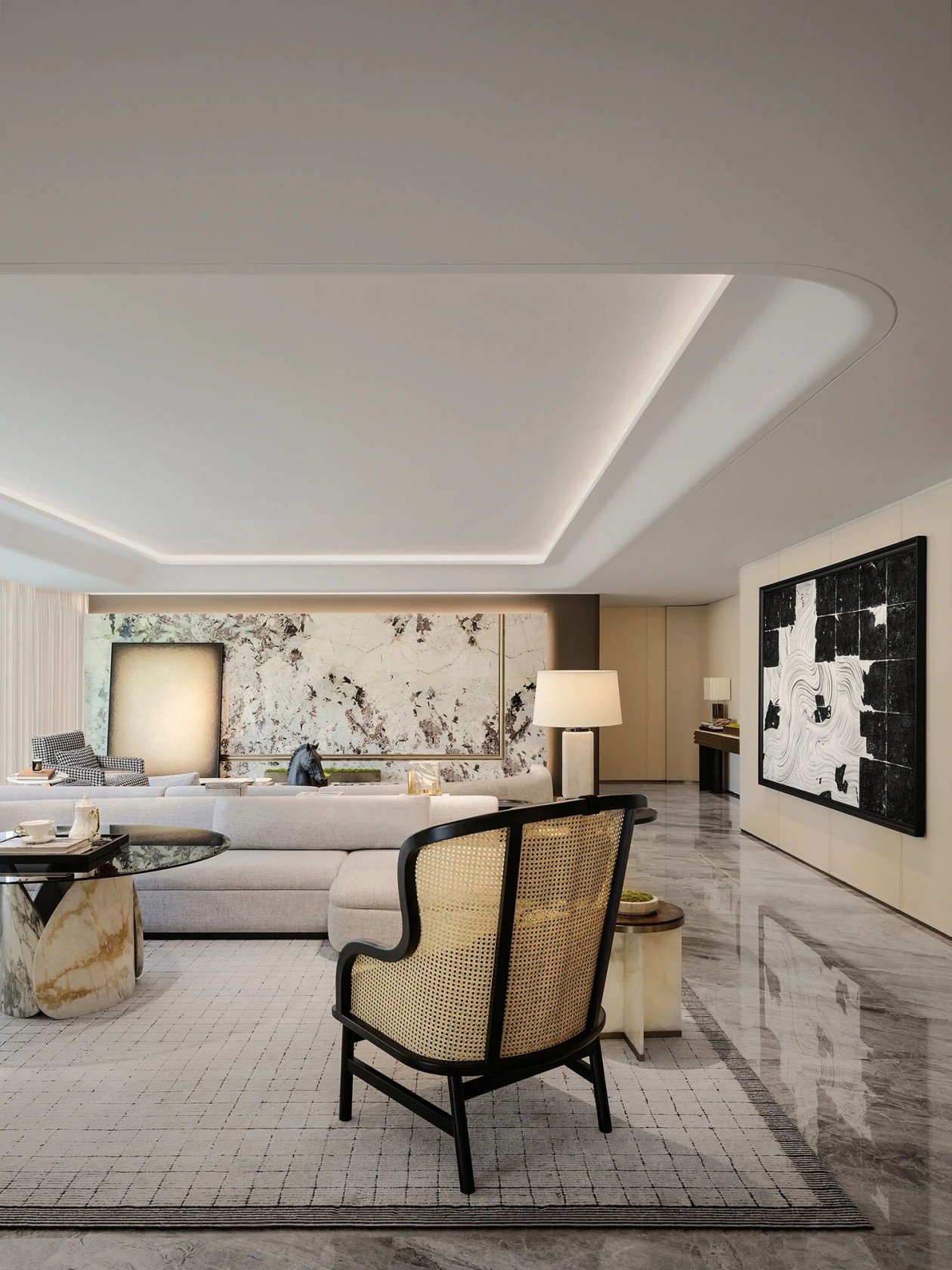 Marble kitchen — Financial City, Chengdu